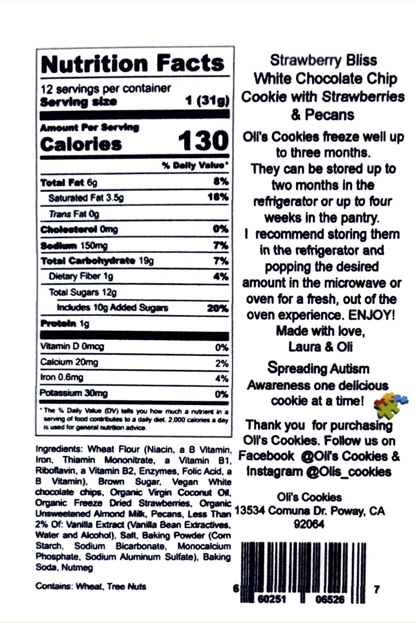 Strawberry Bliss Cookies