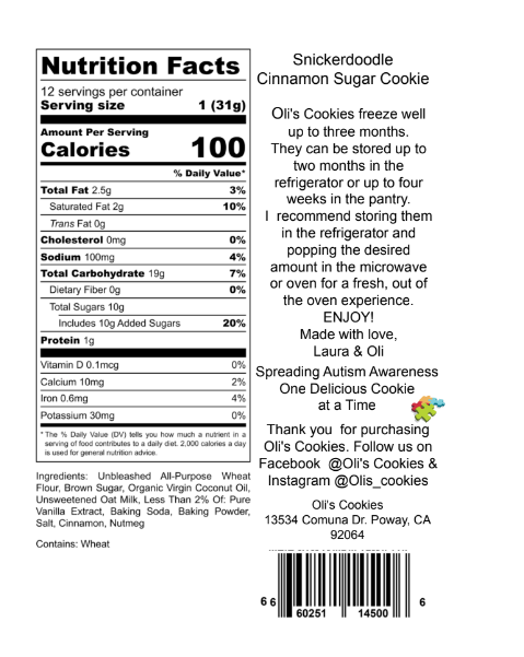 Snickerdoodle Cookie